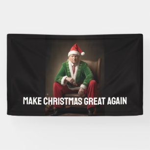 Lona Elf Donald Trump, navidad