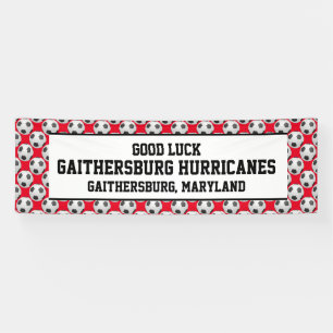 Lona ELIJA SU bandera del equipo de fútbol del fondo