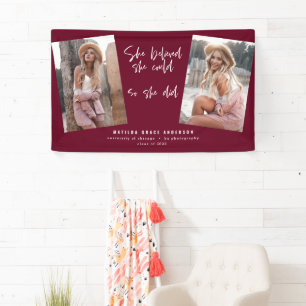 Lona Ella creía que podía así que hizo burgundy