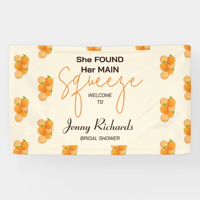 Lona Ella Encontró su Aprieto Despedida de Soltera (Horizontal)