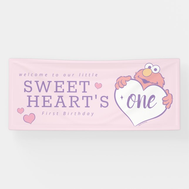 Lona Elmo Sweetheart Birthday (Horizontal)