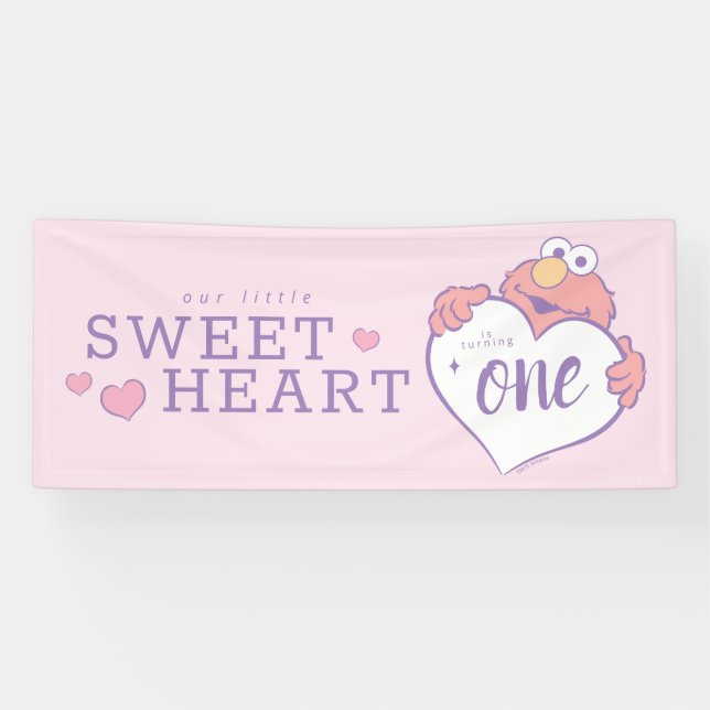Lona Elmo Sweetheart Birthday (Horizontal)