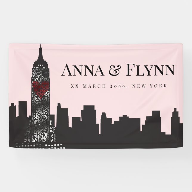 Lona Empire State New York City Skyline Cityscape Fiest (Horizontal)