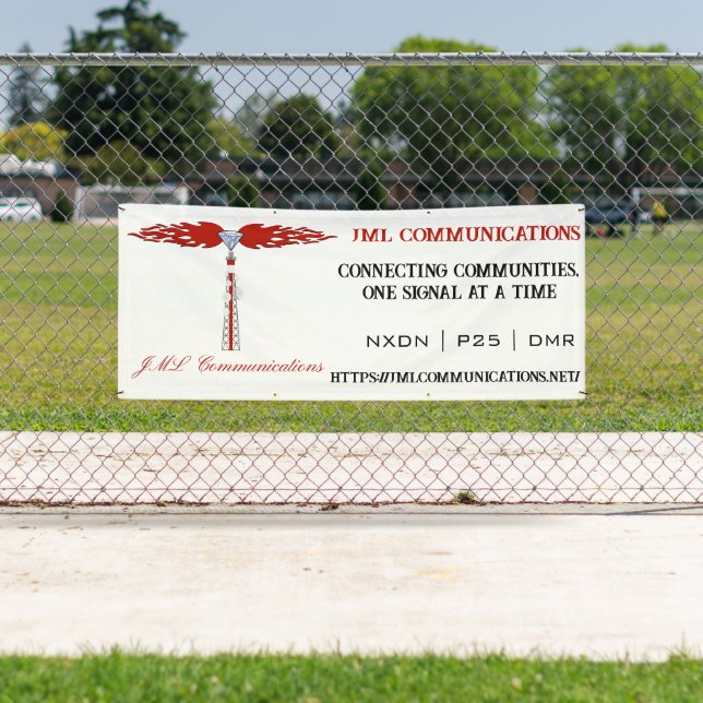 Lona Empresa de comunicaciones JML (In situ)