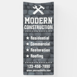 Lona Empresa de la construcción del contratista el | de