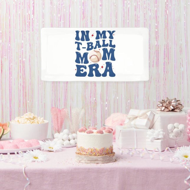 Lona En la era de mi madre de T-Ball, el día de la madr (Fiesta)