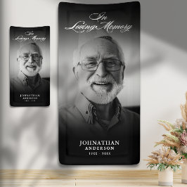 Lona En la memoria amorosa, moderno memorial/fúnebre fo