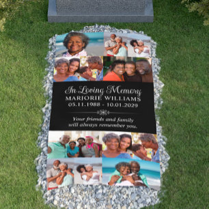 Lona En memoria amorosa 12 funda de Collage de fotos