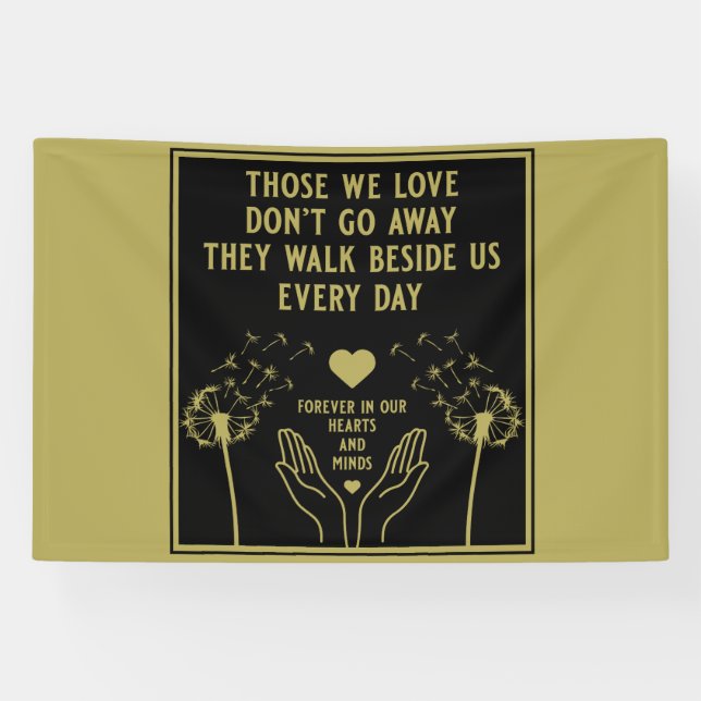 Lona En Memoria Aversión Y Pérdida Fotoimpresión (Horizontal)