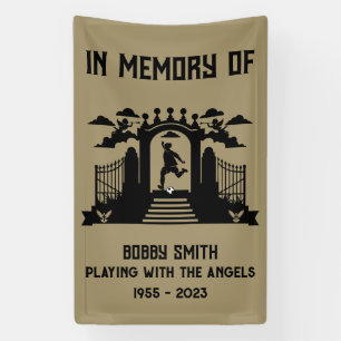 Lona En Memoria De Un Funeral De Golfers