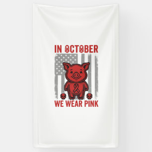 Lona En Octubre Nosotros Usamos Diseño de Conciencia de