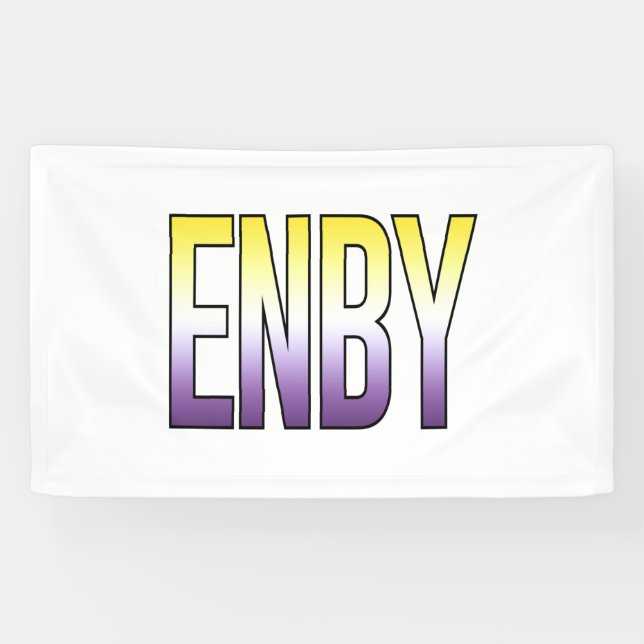 Lona ENBY - No binario (Horizontal)