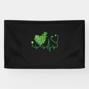 Lona Enfermera irlandesa St Patricks Day Tee Stethoscop