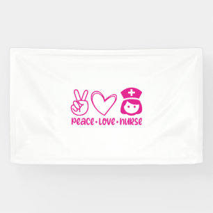 Lona Enfermera Regalo Paz Enfermera de Amor