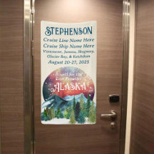 Enlazada a la última puerta de crucero de Alaska