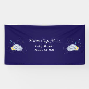 Lona Entrega especial de la cigüeña con estrella de oro