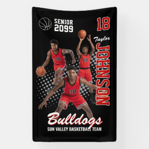 Lona Equipo de Baloncesto Foto Personalizada Deportes N