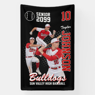 Lona Equipo de béisbol Foto personalizada Noche de mayo