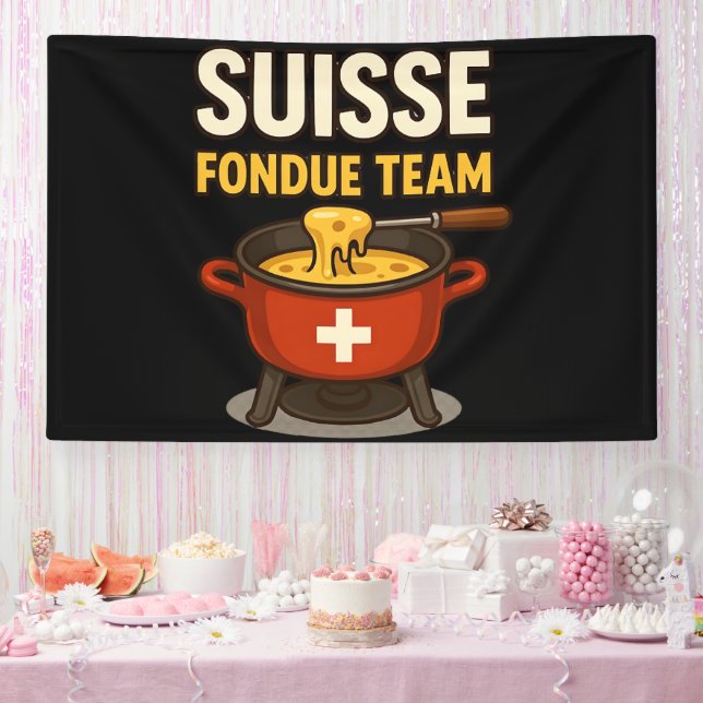 Lona equipo de fondue suiza (Fiesta)