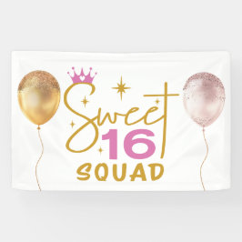 Lona Equipo de Sweet 16