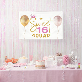 Lona Equipo de Sweet 16