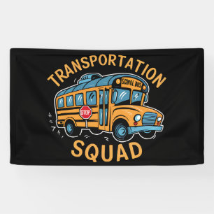 Lona Equipo de Transporte de Conductor de Autobús Escol