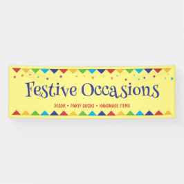 Lona Equipo de vendedor de artesanías festivas