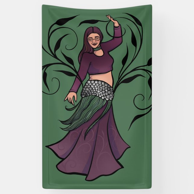Lona Erin Belly Dancer Burgundy Bellydance (Vertical)