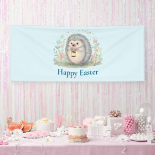 Lona Erizo Adorable con Linterna de Pascua