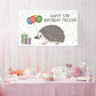 Lona Erizo Pigmeo Africano - Feliz Cumpleaños