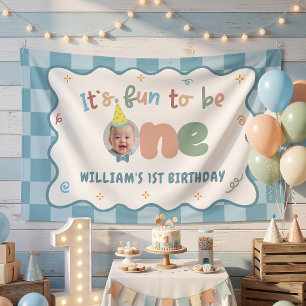 Lona Es divertido ser un niño en su cumpleaños
