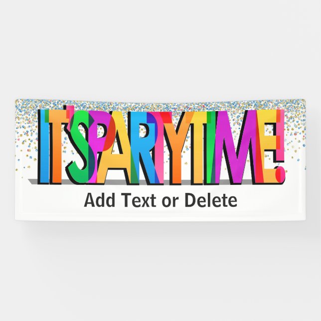 Lona Es el momento Fiesta (Horizontal)