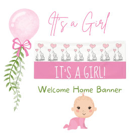 Lona Es un cartel de bienvenida para Chicas