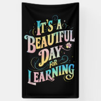 Es un hermoso día para aprender de vuelta a la esc
