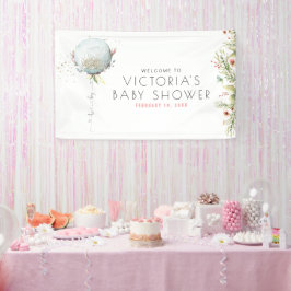 Lona Es un niño | Banner de bienvenida para baby shower