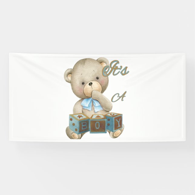 Lona Es un niño Banner de vinilo 4x8 (Horizontal)