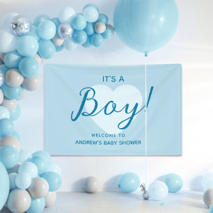 Lona Es un Niño Fiesta de Bebé Moderna