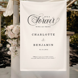 Lona Es una cosa para siempre - Bienvenidos a la boda