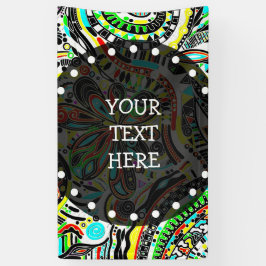 Lona Esbozo de arte de fantasía - Flores abstractas 3