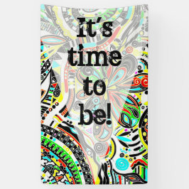 Lona Esbozo de arte de fantasía - Flores abstractas 3