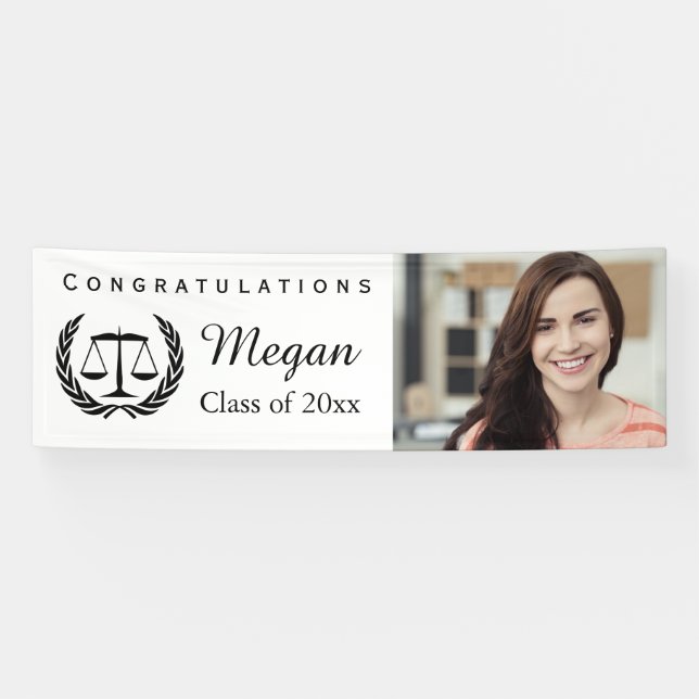 Lona Escalas de la graduación del colegio de abogados (Horizontal)