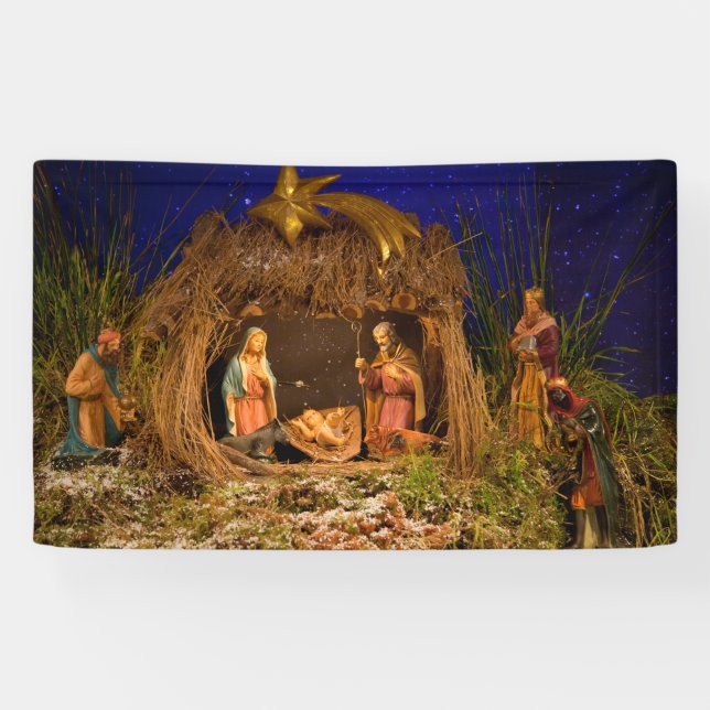 Lona Escena de la natividad (Horizontal)