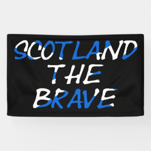 Lona Escocia: Los valientes en el banquete de la bander