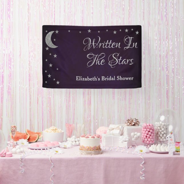 Lona Escrito En Stars Bridal Shower (Fiesta)