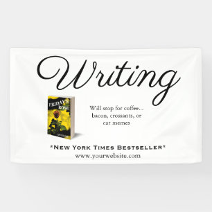 Lona Escritura + Cita+ Imagen del libro + Marcado en