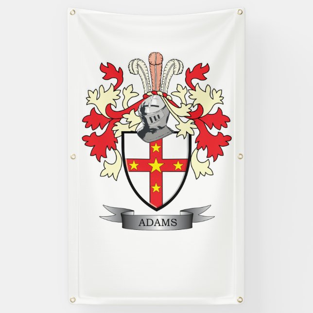 Lona Escudo de armas de Adams (Vertical)