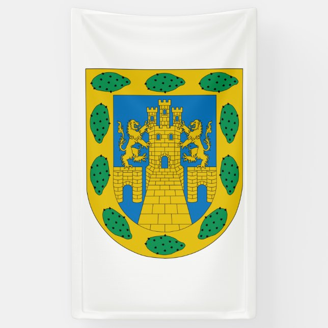 Lona Escudo de armas de la Ciudad de México (Vertical)