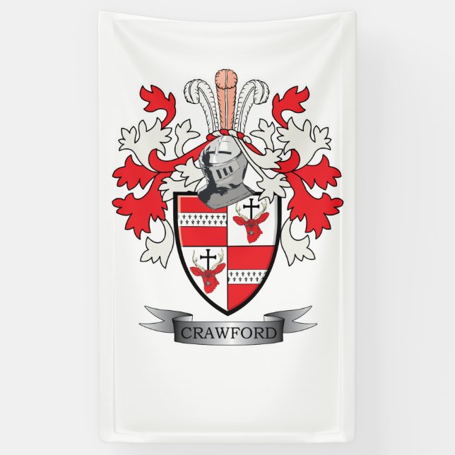 Lona Escudo de armas del escudo de la familia de (Vertical)