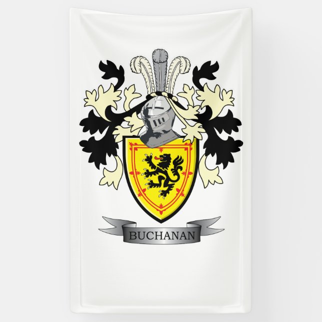 Lona Escudo de armas del escudo de la familia de (Vertical)