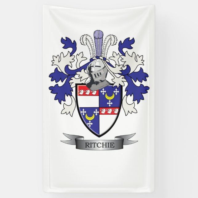 Lona Escudo de armas del escudo de la familia de (Vertical)